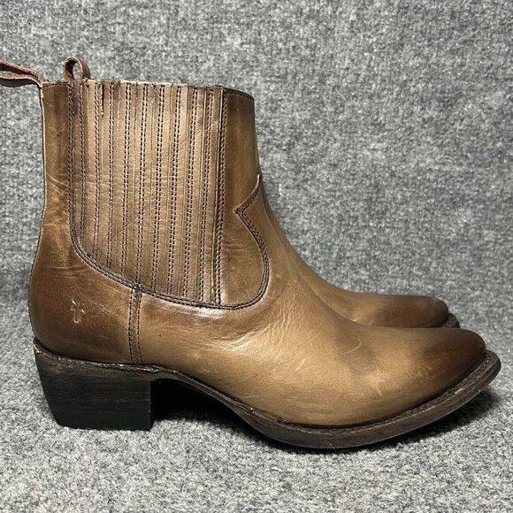 Frye Shoes - FRYE Womens Sacha Western Boots Brown Leather Size 7B